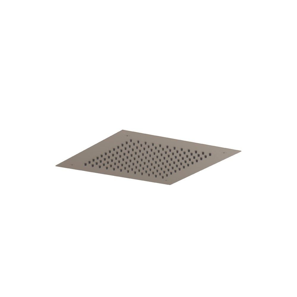 15" Flush Mount Stainless Steel Showerhead / Rainhead | Dark Tan