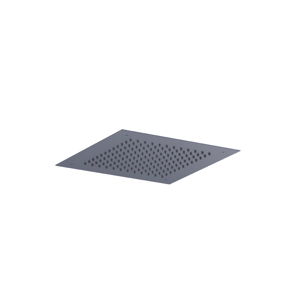 15" Flush Mount Stainless Steel Showerhead / Rainhead | Navy Blue