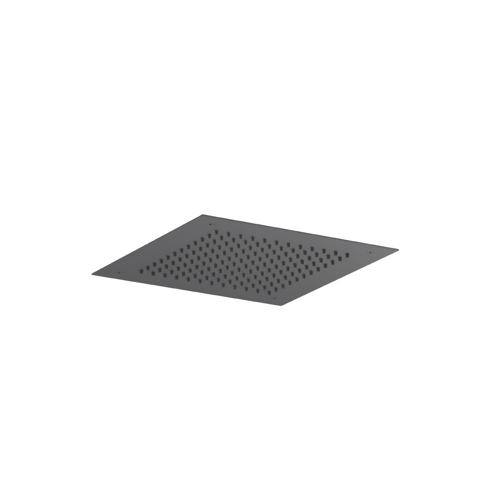 15" Flush Mount Stainless Steel Showerhead / Rainhead | Rock Grey
