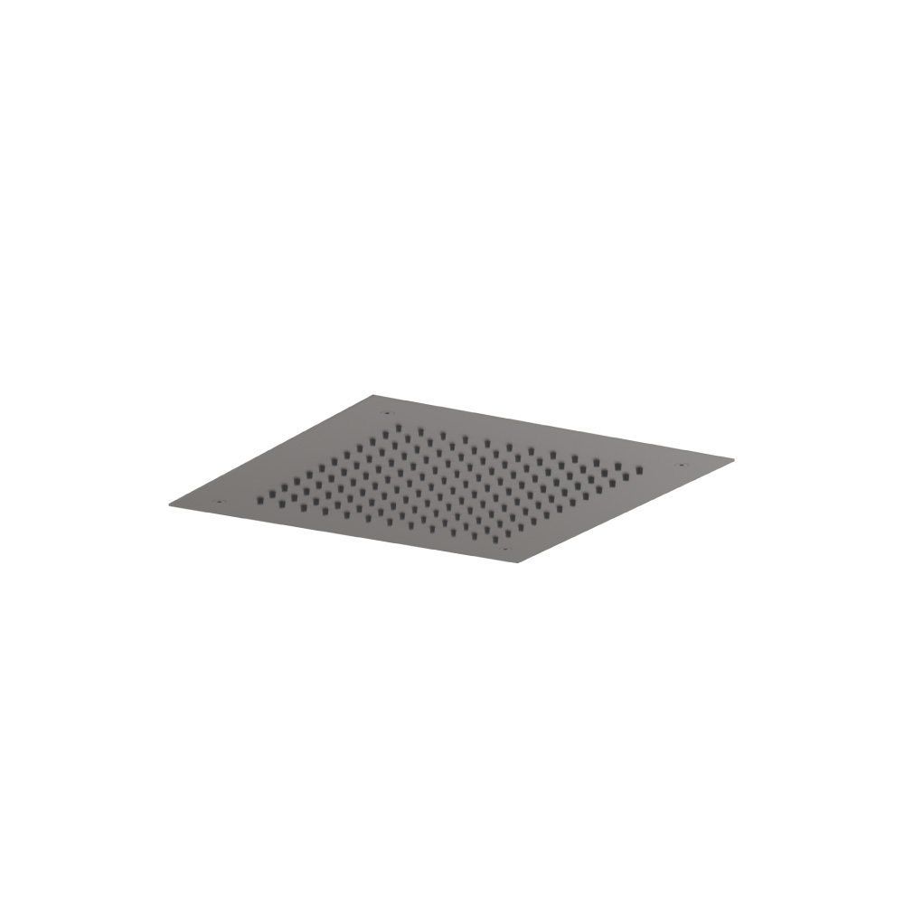 15" Flush Mount Stainless Steel Showerhead / Rainhead | Steel Grey