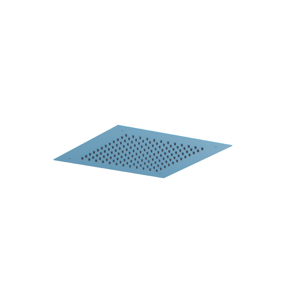 15" Flush Mount Stainless Steel Showerhead / Rainhead | Sky Blue