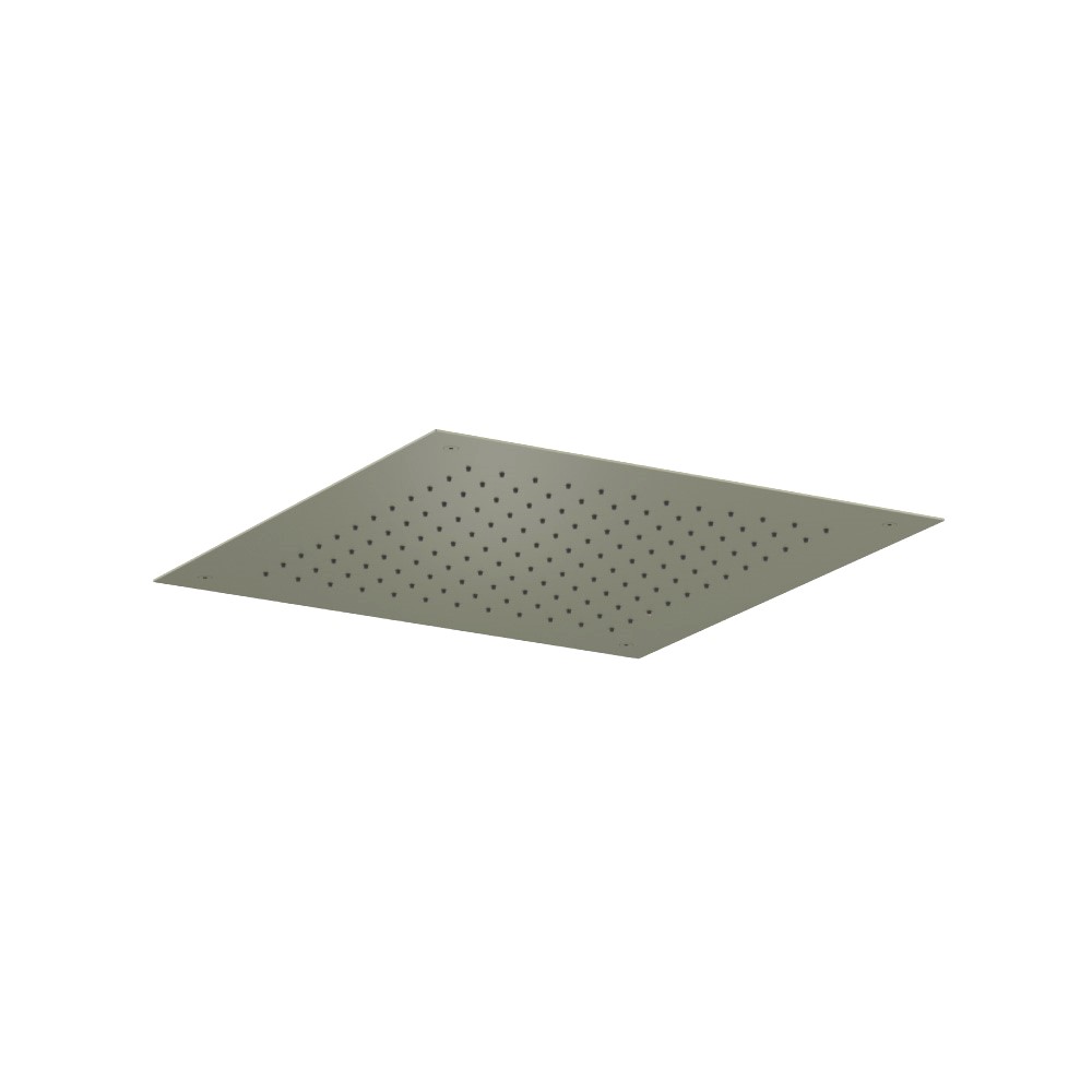 20" Flush Mount Stainless Steel Showerhead / Rainhead | Army Green