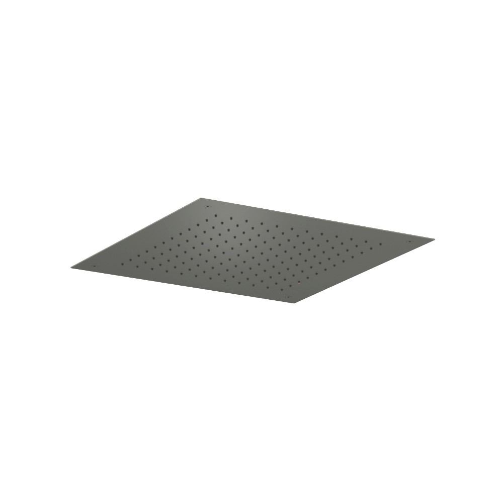 20" Flush Mount Stainless Steel Showerhead / Rainhead | Gun Metal Grey