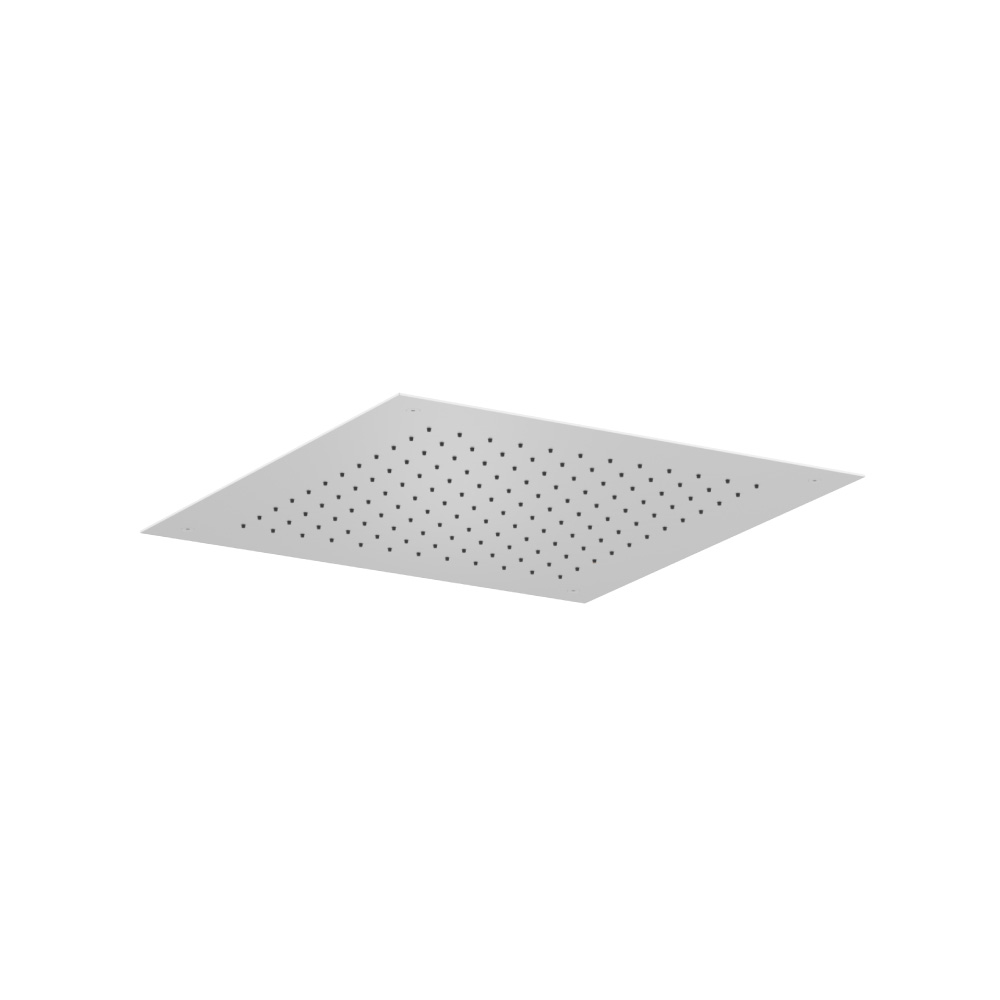 20" Flush Mount Stainless Steel Showerhead / Rainhead | Gloss White