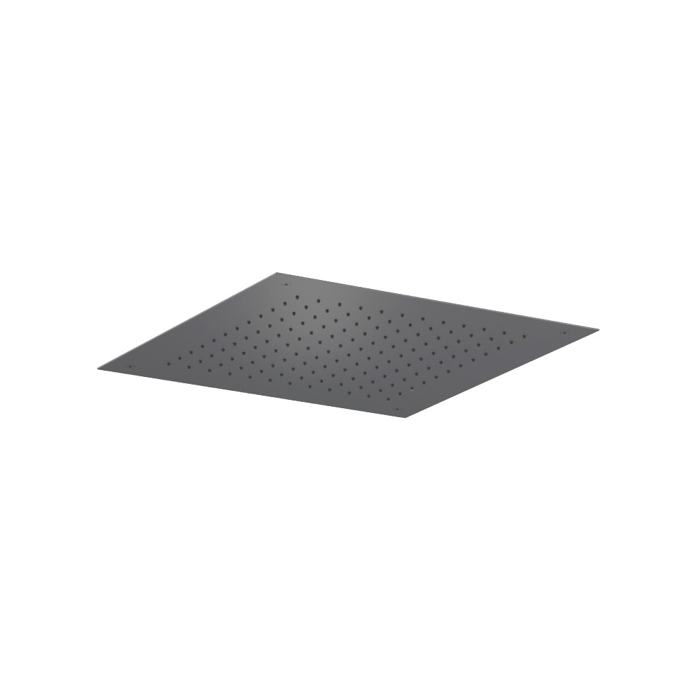 20" Flush Mount Stainless Steel Showerhead / Rainhead | Rock Grey