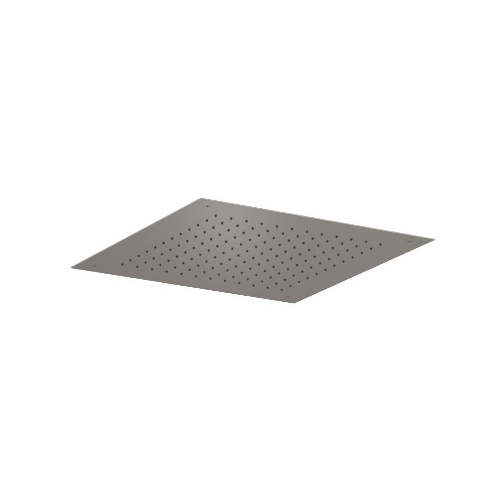 20" Flush Mount Stainless Steel Showerhead / Rainhead | Steel Grey