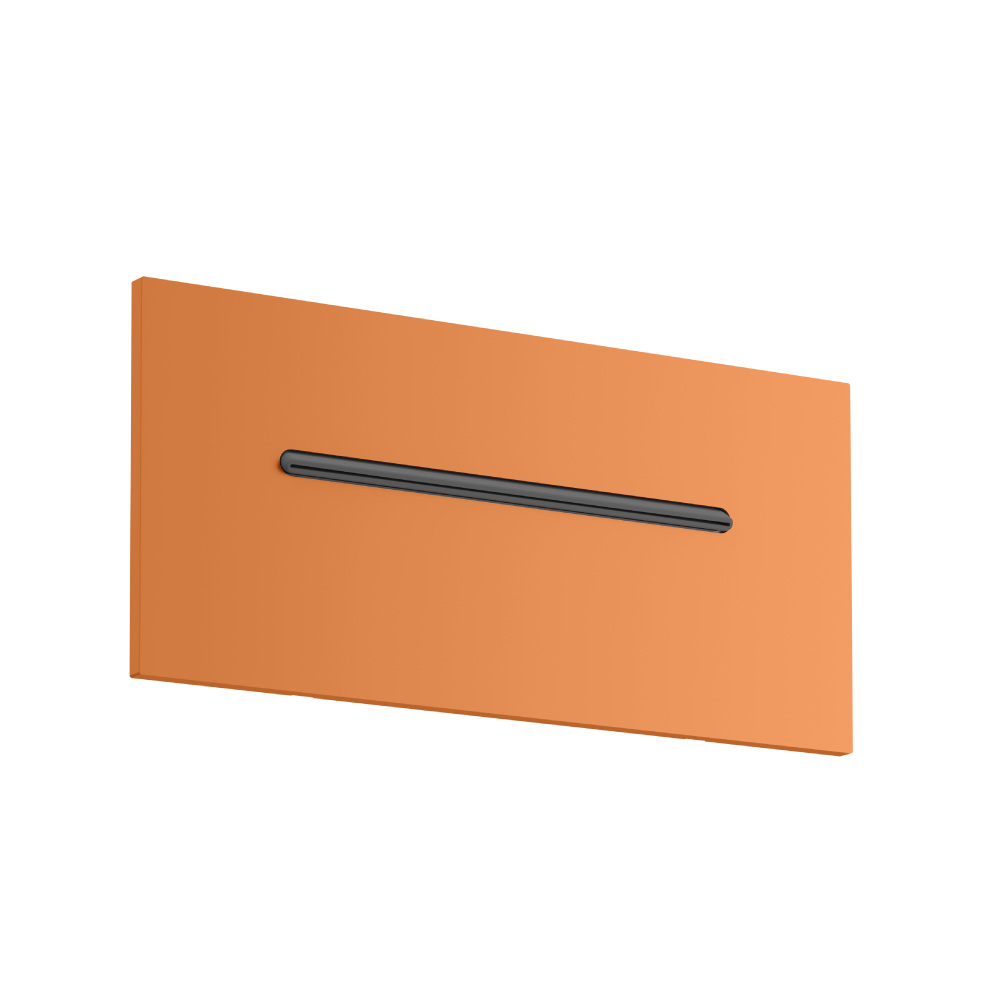 Cascade Flow Built-In Water Fall Tub Filler | Terracotta Orange