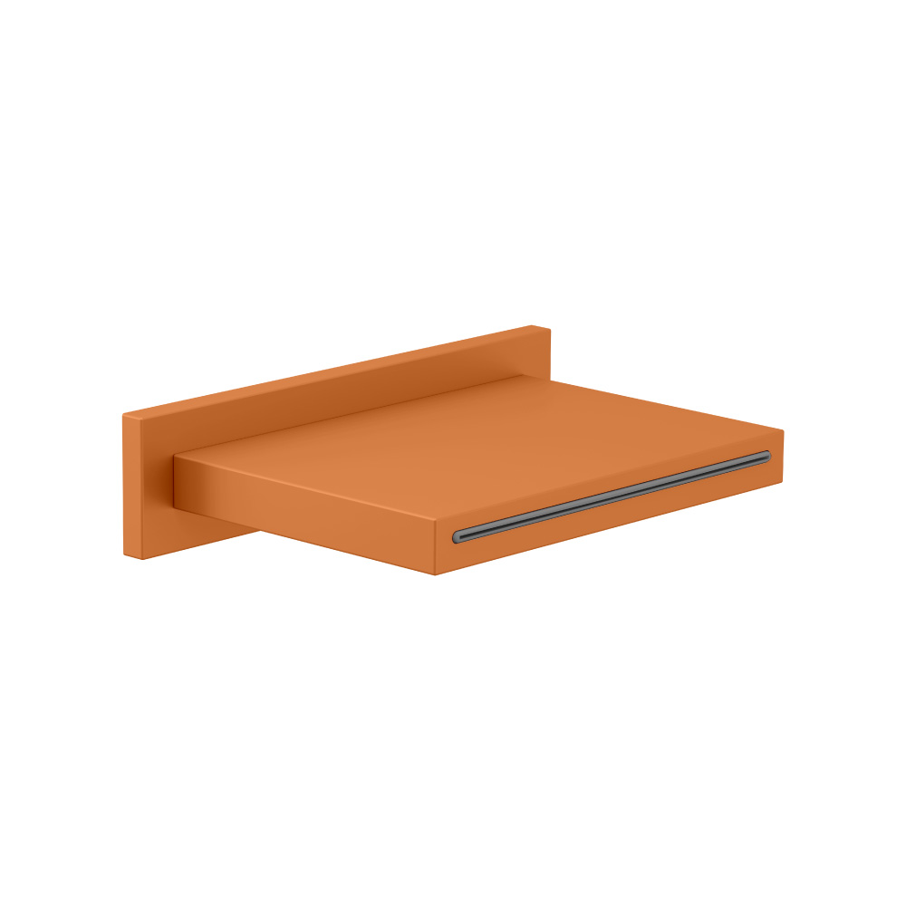 Cascade Flow Water Fall Tub Filler | Terracotta Orange