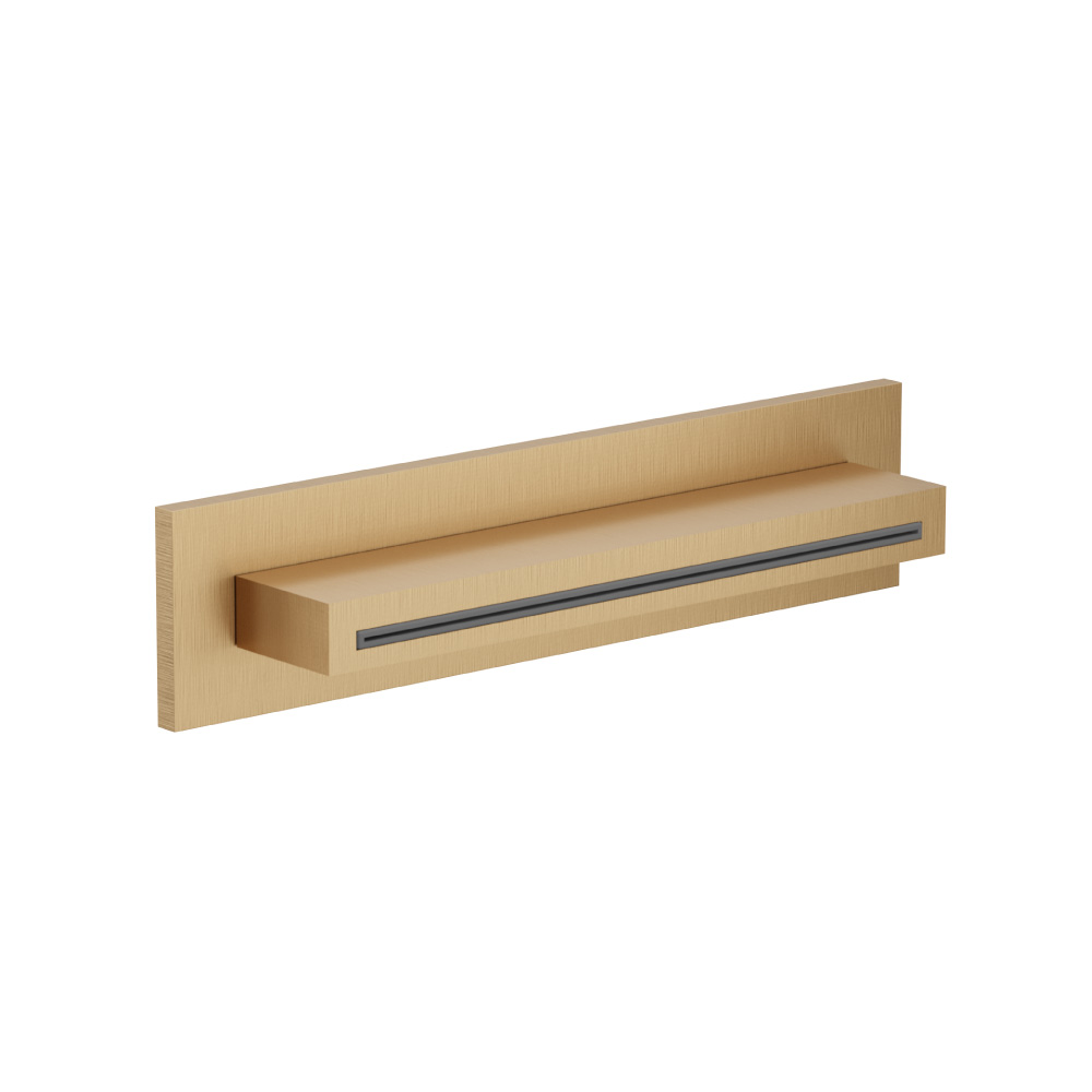 Cascade Flow Water Fall Tub Filler | Brushed Bronze PVD