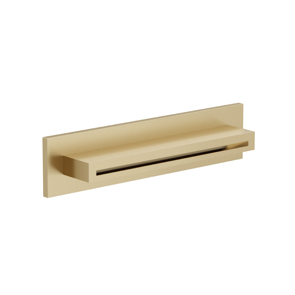 Cascade Flow Water Fall Tub Filler - Trim | Satin Brass PVD