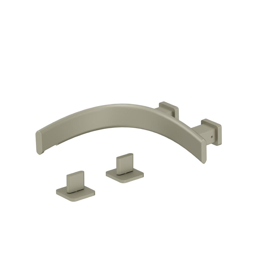 Wall Mount Faucet Spout - Left Facing Curvature | Light Verde