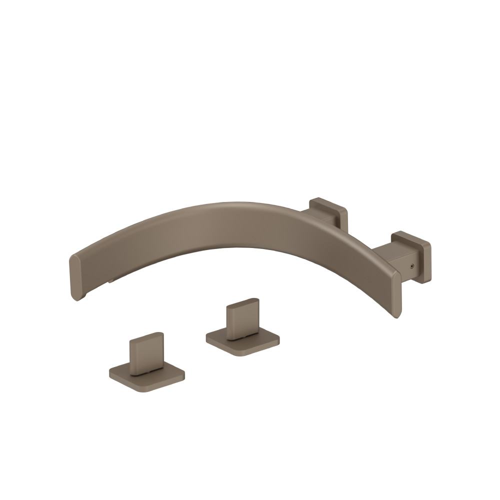 Wall Mount Faucet Spout - Right Facing Curvature | Dark Tan