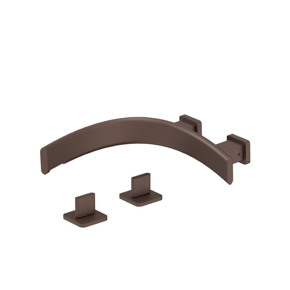 Wall Mount Faucet Spout - Right Facing Curvature | Vortex Brown