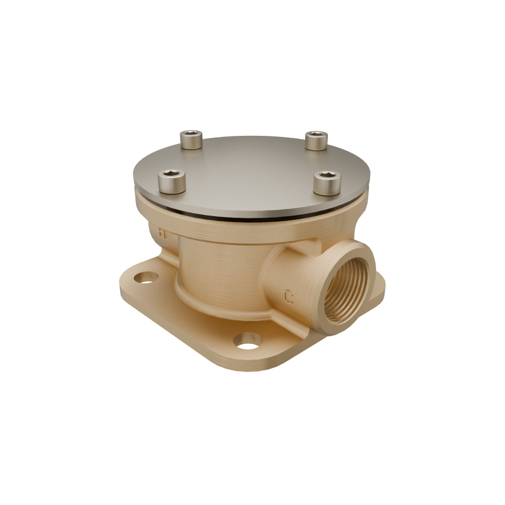 3/4" Floor Mount Rough Valve | Rough Brass