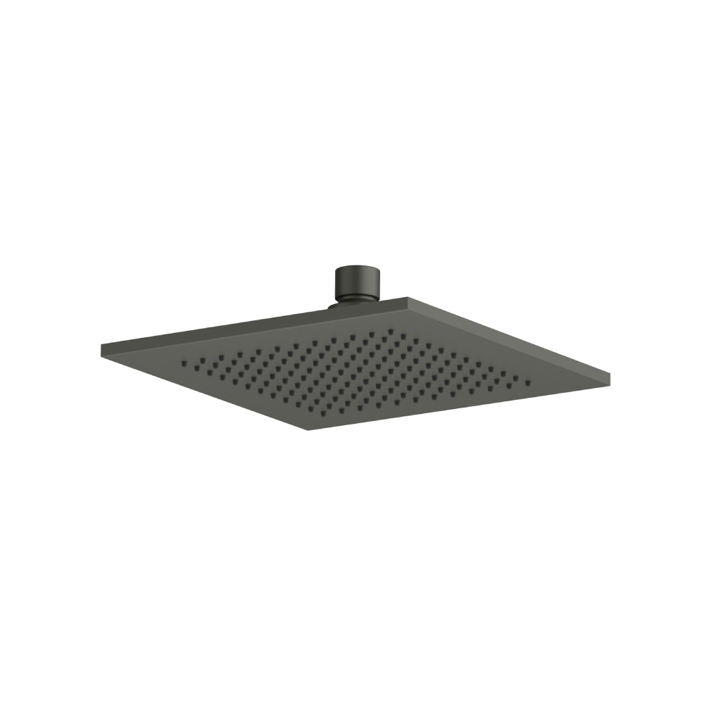 8" Solid Brass Showerhead / Rainhead - Square | Dark Green