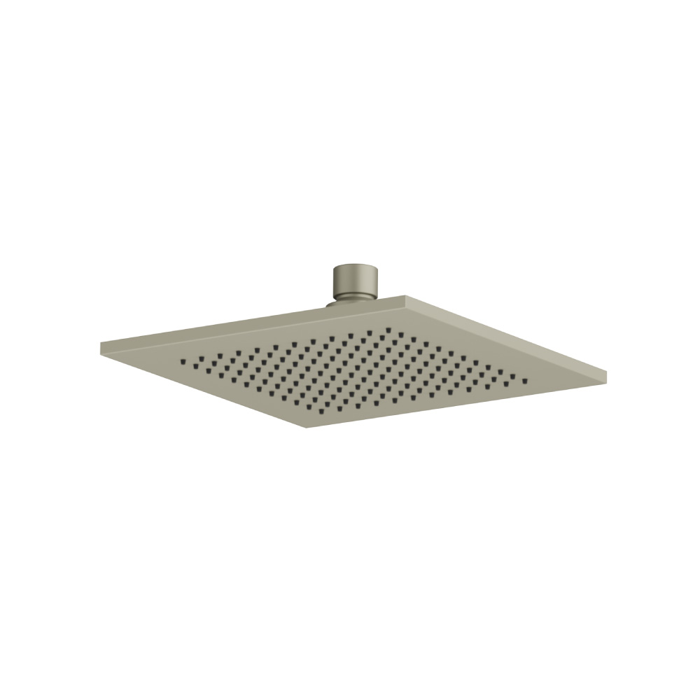 8" Solid Brass Showerhead / Rainhead - Square | Light Verde