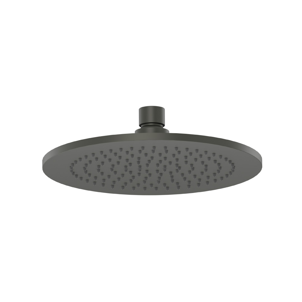 8" Solid Brass Showerhead / Rainhead - Round | Dark Green