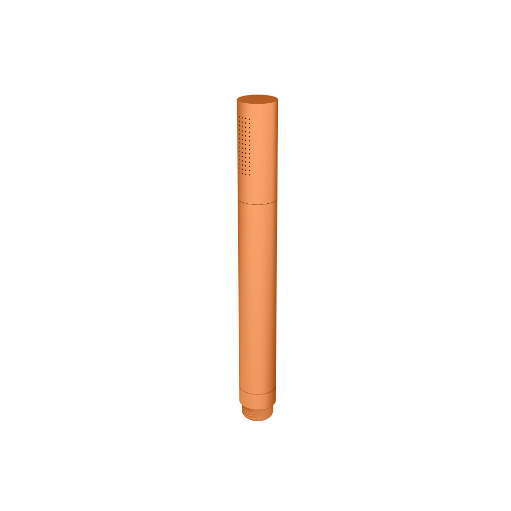 Single Function Hand Held Shower Head | Terracotta Orange