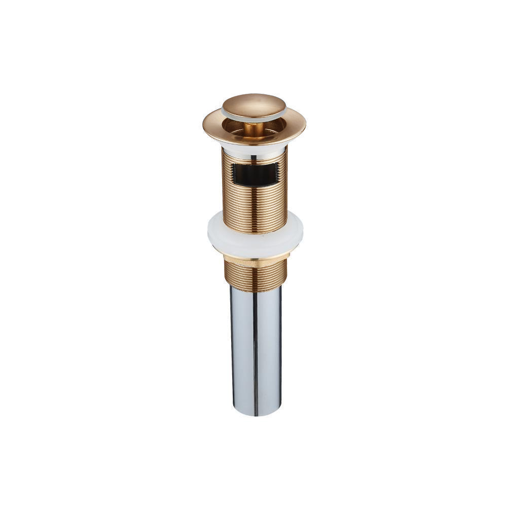 1-1/4" Pop-up Drain Assembly with Overflow | Brushed Bronze PVD