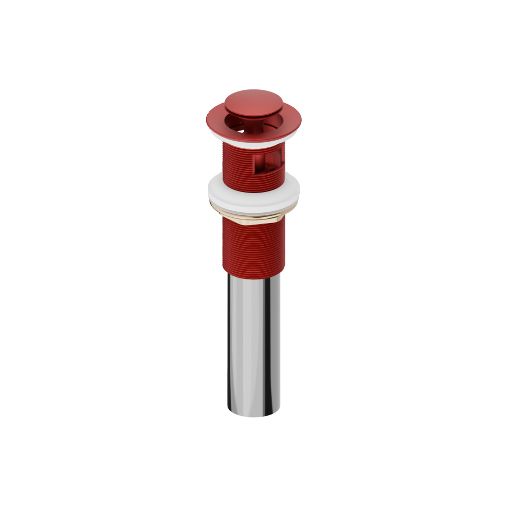 1-1/4" Pop-up Drain Assembly with Overflow | Crimson