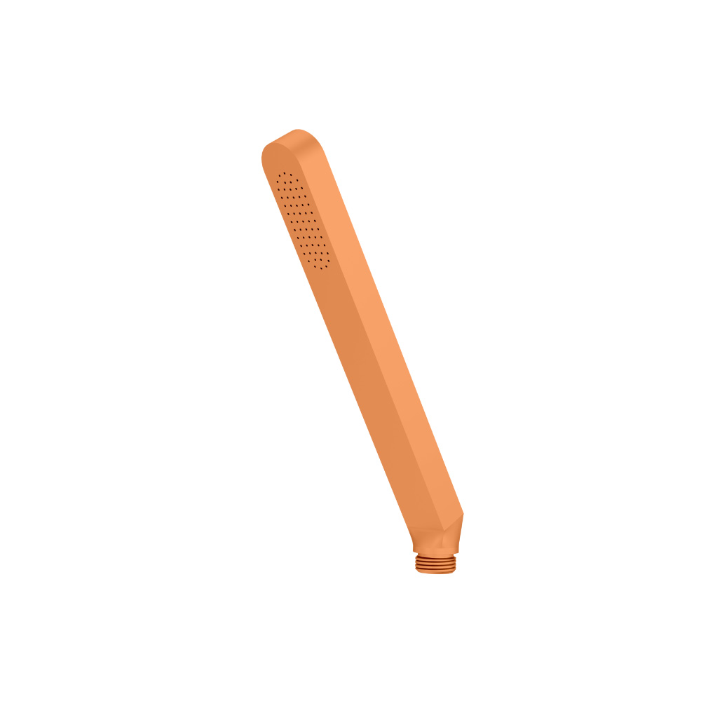 Single Function Hand Held Shower Head | Terracotta Orange