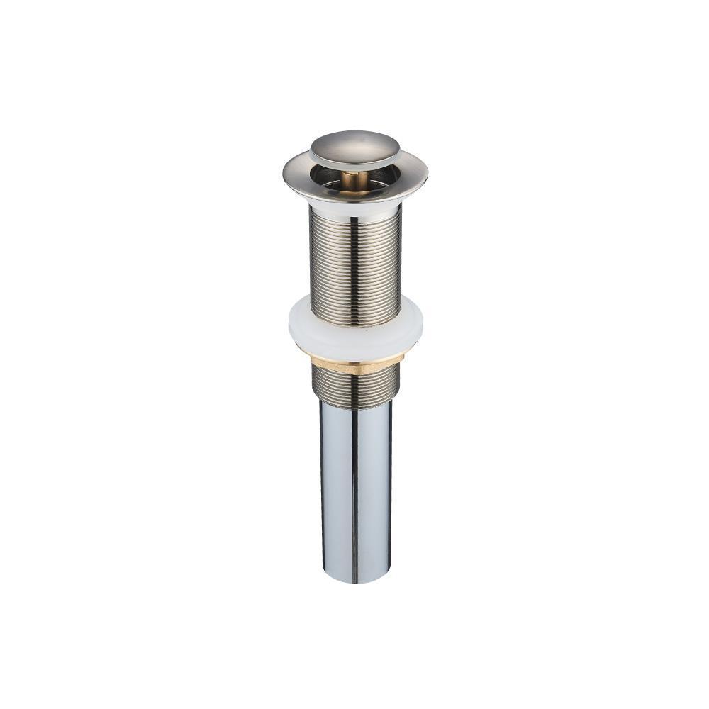 1-1/4" Pop-up Drain Assembly Without Overflow | Brushed Nickel PVD