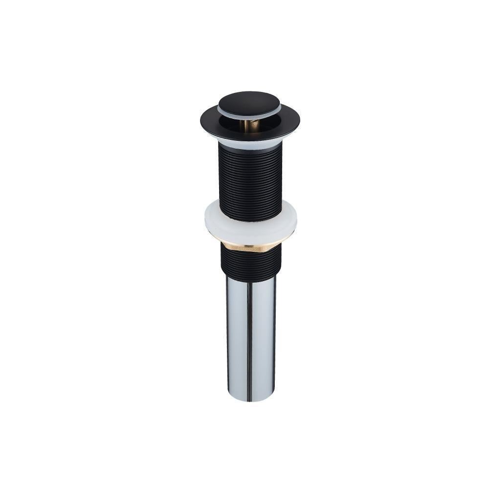 1-1/4" Pop-up Drain Assembly Without Overflow | Matte Black