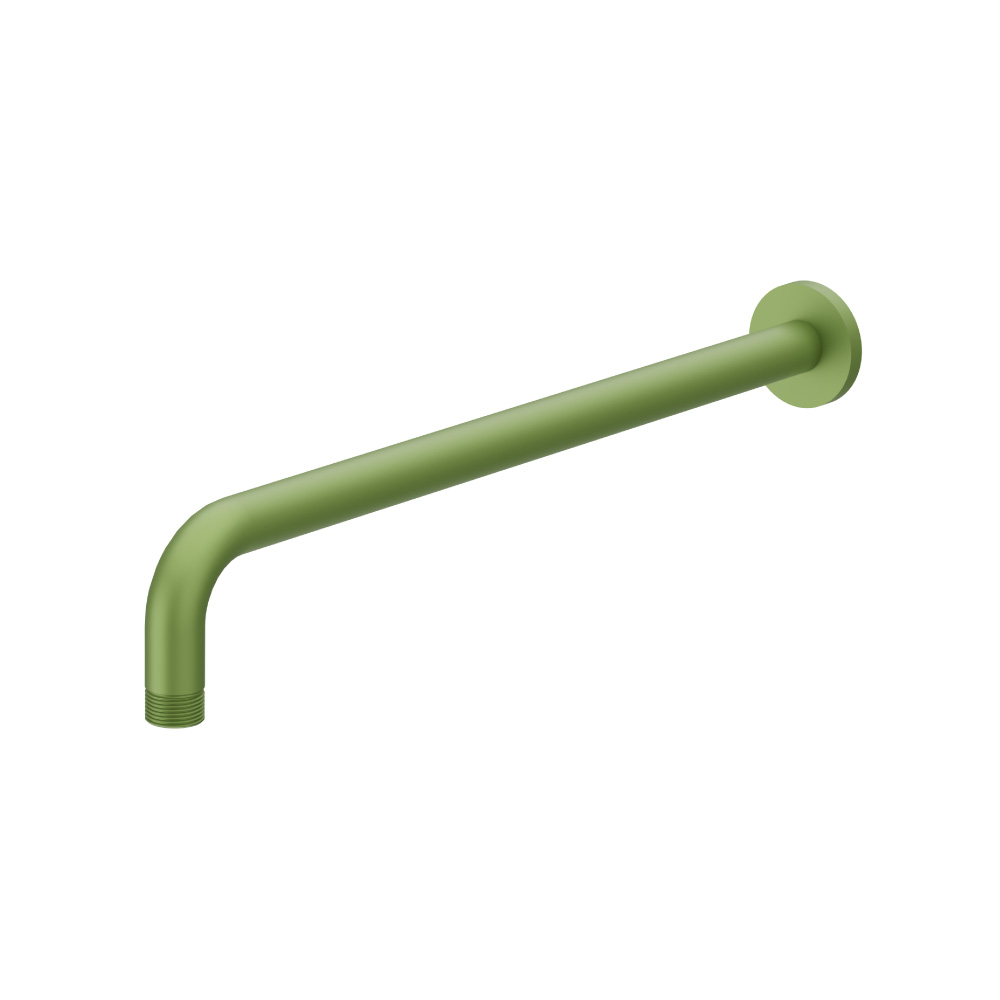 Wall Mount Round Shower Arm - 16" (400mm) - With Flange | Flusso Green