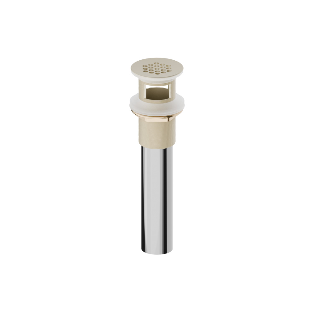 1-1/4" Sink Grid Drain with Overflow | Light Tan
