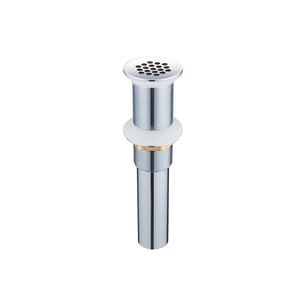 1-1/4" Sink Grid Drain without Overflow | Chrome