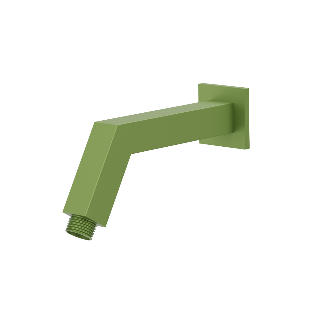 Square Shower Arm With Flange - 7" - With Flange | Flusso Green