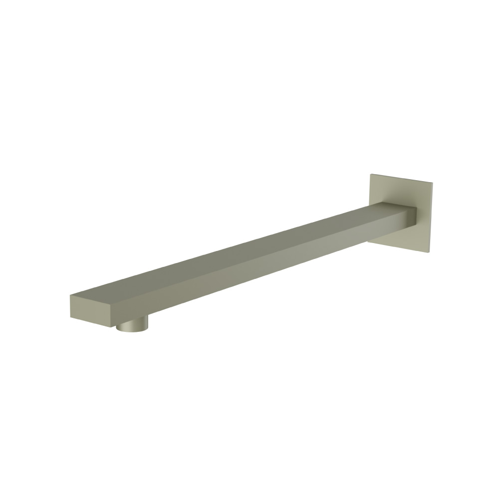 Wall Mount Shower Arm - 15" (385mm) - With Flange | Army Green