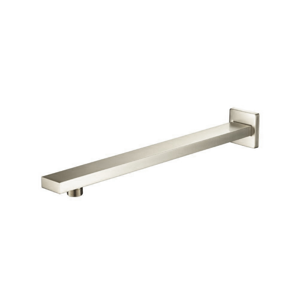 Wall Mount Shower Arm - 15" (385mm) - With Flange | Brushed Nickel PVD