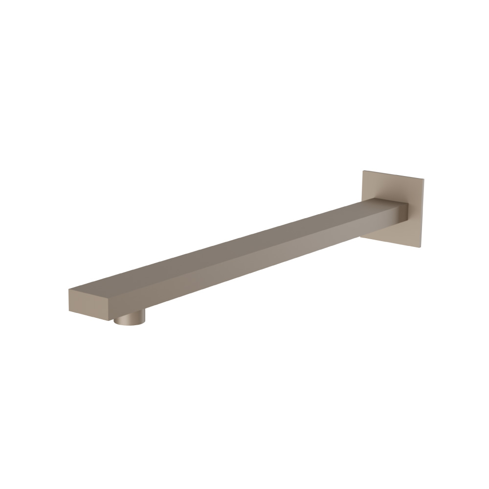 Wall Mount Shower Arm - 15" (385mm) - With Flange | Dark Tan