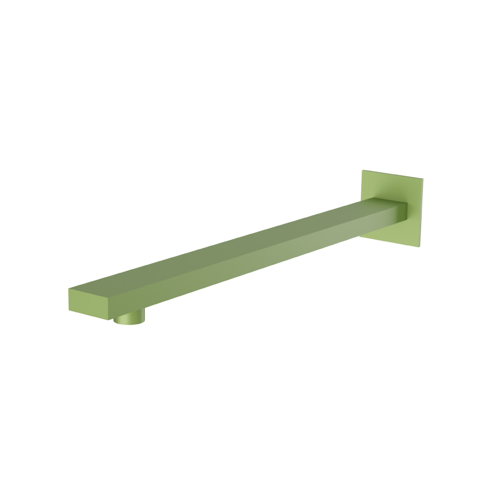 Wall Mount Shower Arm - 15" (385mm) - With Flange | Flusso Green