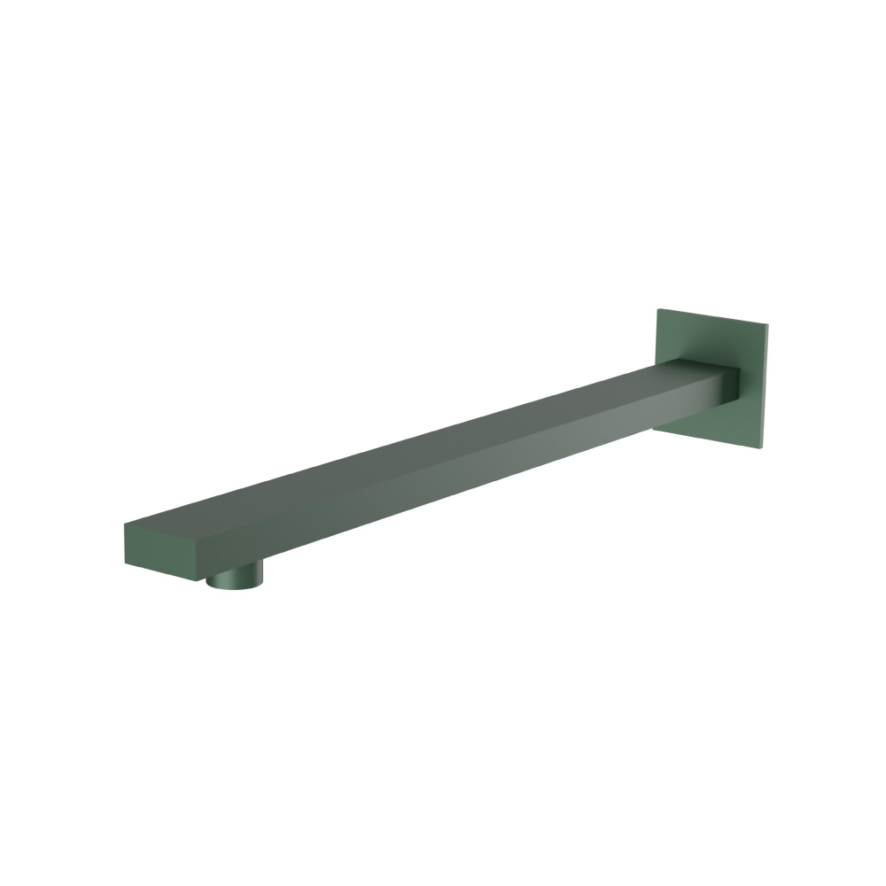 Wall Mount Shower Arm - 15" (385mm) - With Flange | Leaf Green