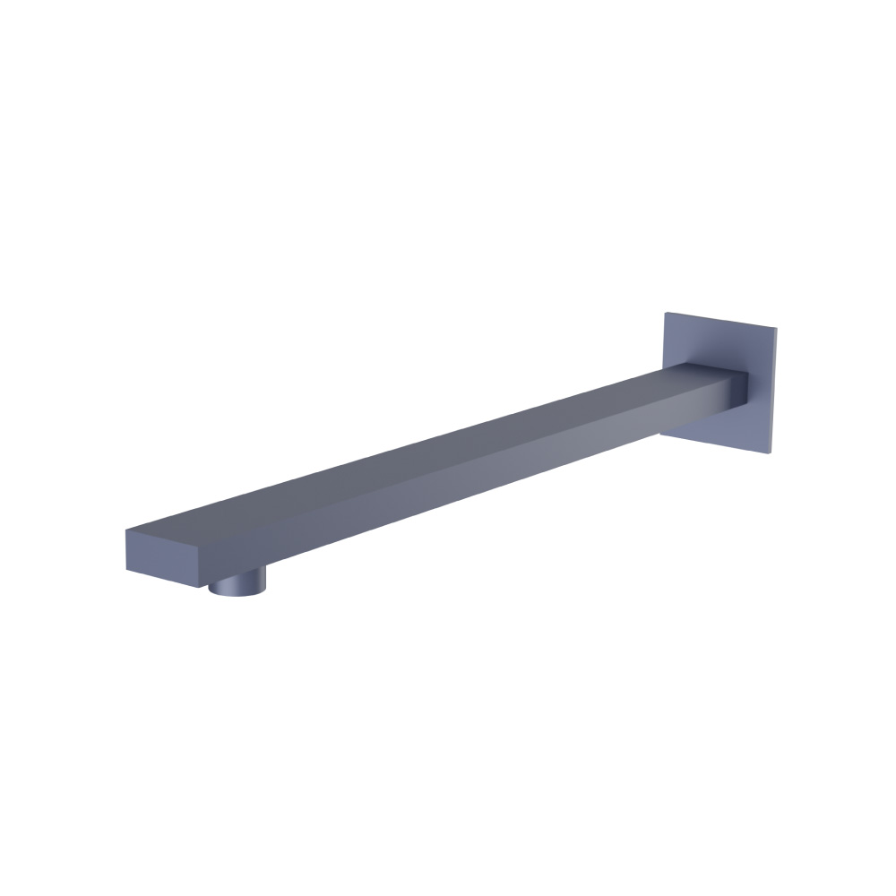 Wall Mount Shower Arm - 15" (385mm) - With Flange | Navy Blue