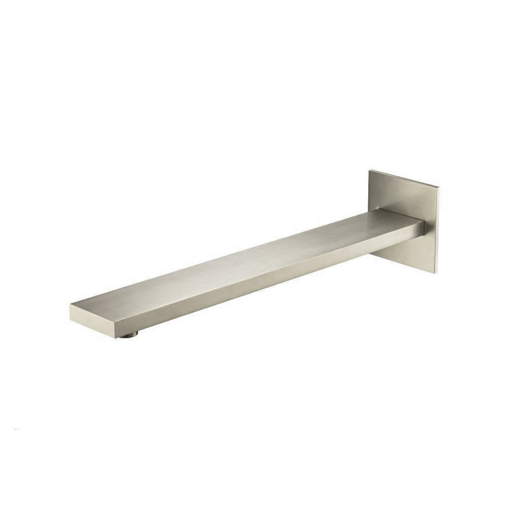 Wall Mount Shower Arm - 16" (400mm) - With Flange | Brushed Nickel PVD