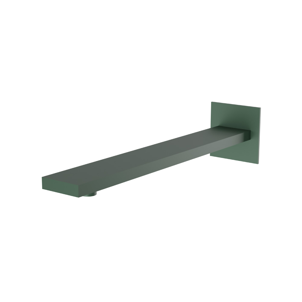 Wall Mount Shower Arm - 16" (400mm) - With Flange | Leaf Green