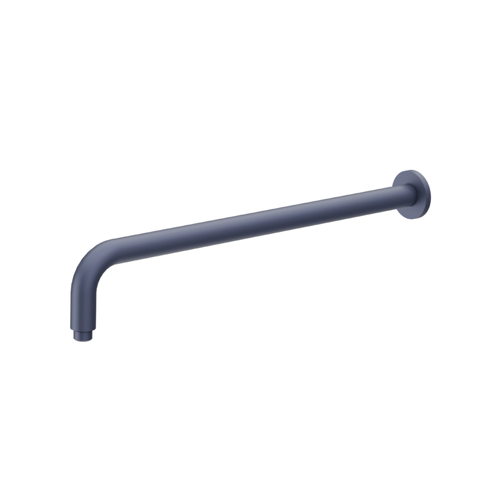 Wall Mount Round Shower Arm - 20" - With Flange | Navy Blue