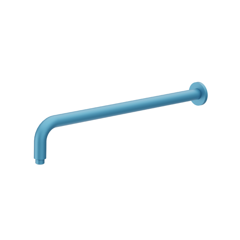 Wall Mount Round Shower Arm - 20" - With Flange | Sky Blue