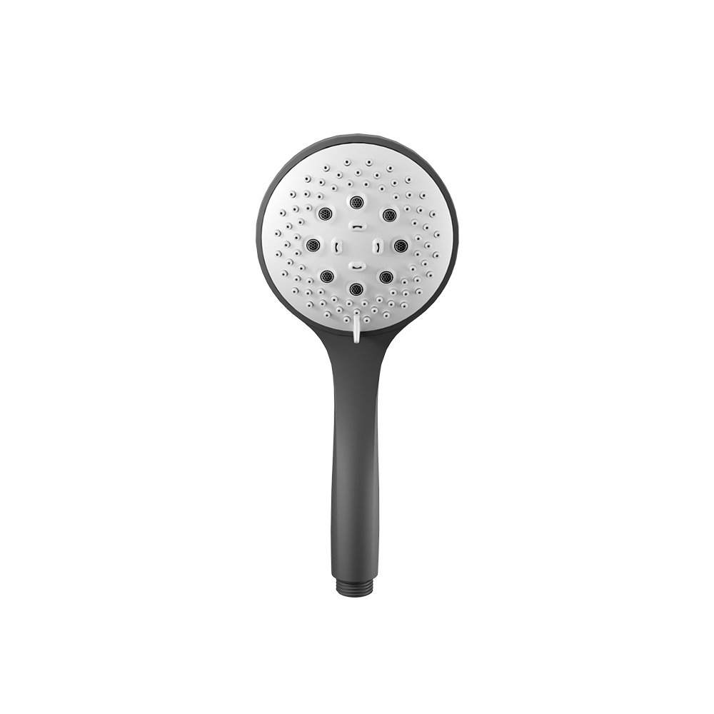 3-Function ABS Hand Held Shower Head - 100mm | Matte Black