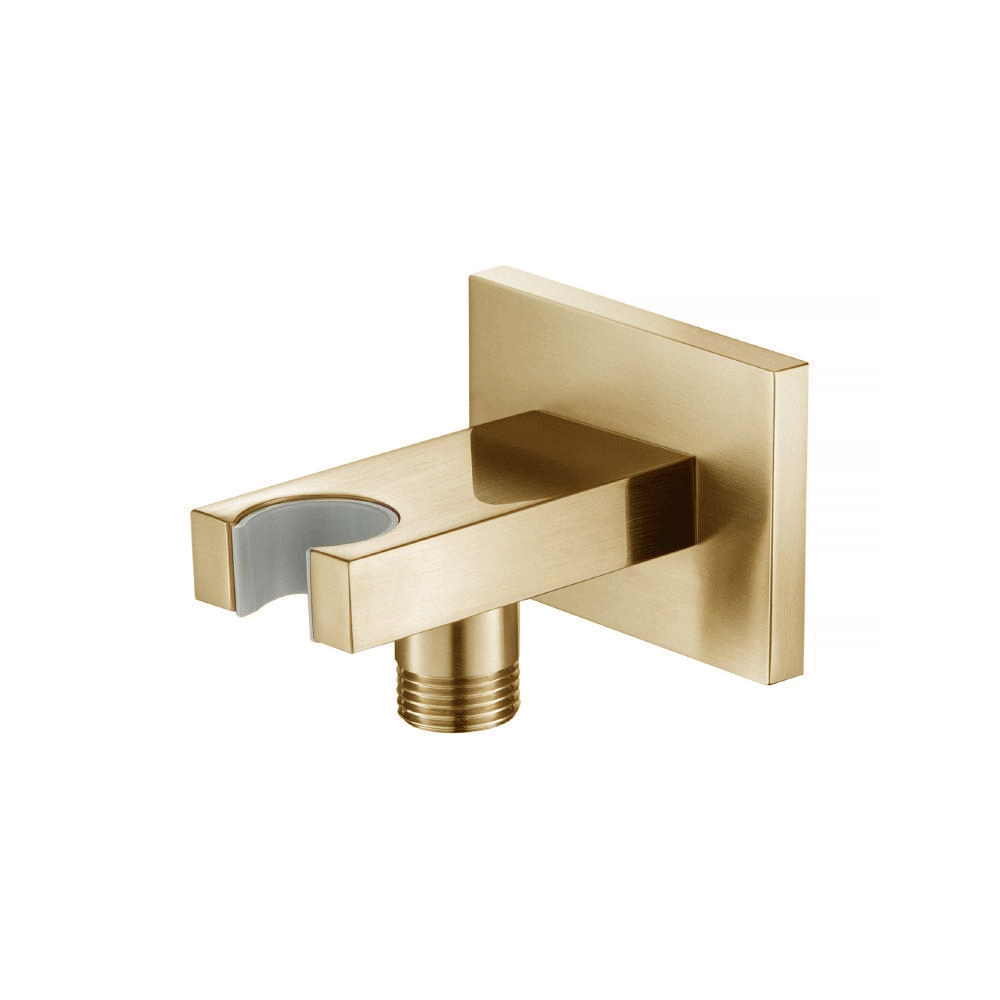 Wall Elbow With Holder Combo | Brushed Bronze PVD
