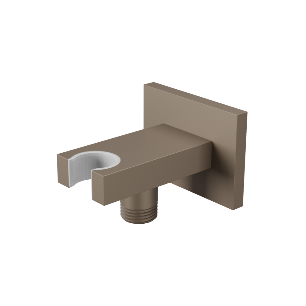 Wall Elbow With Holder Combo | Dark Tan