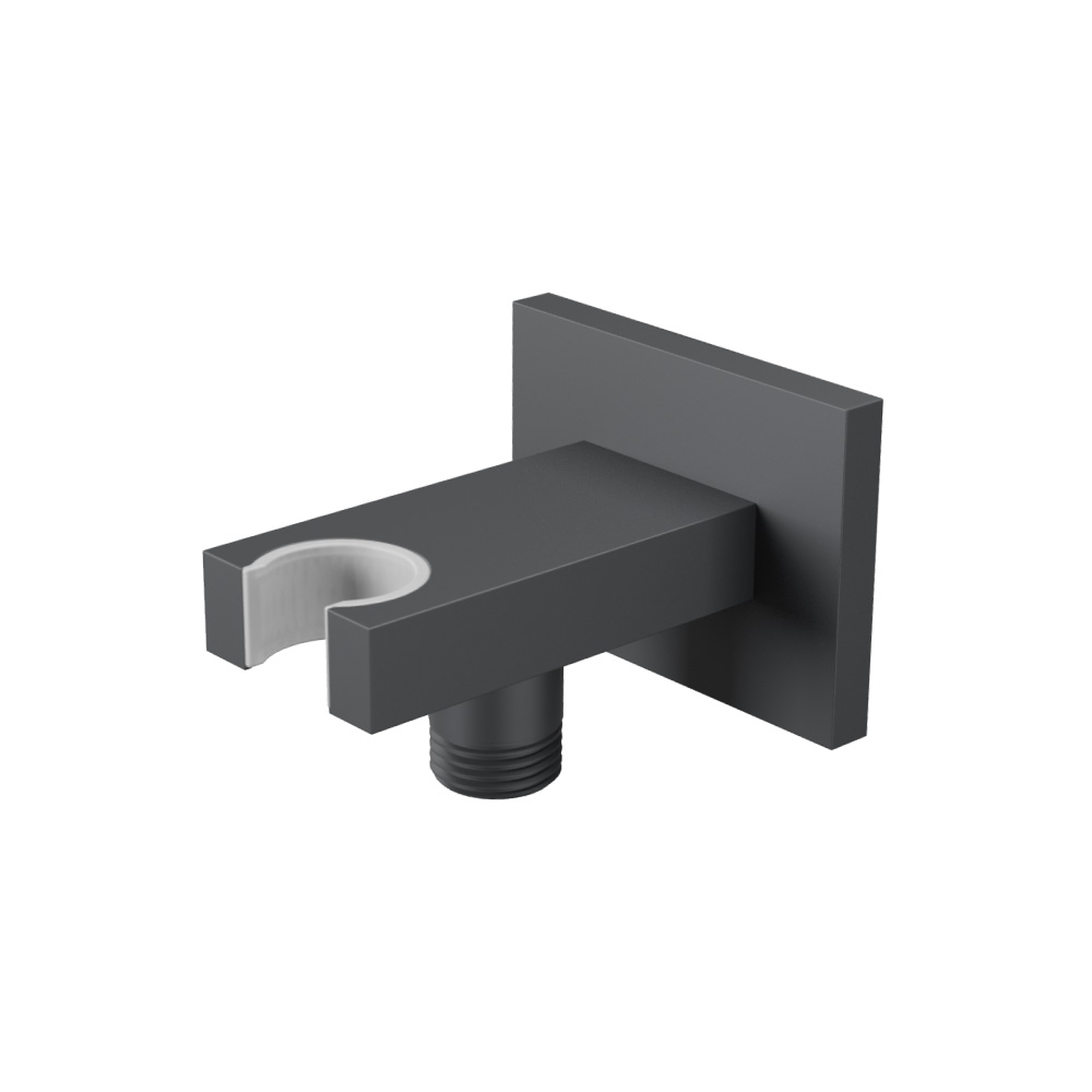 Wall Elbow With Holder Combo | Rock Grey