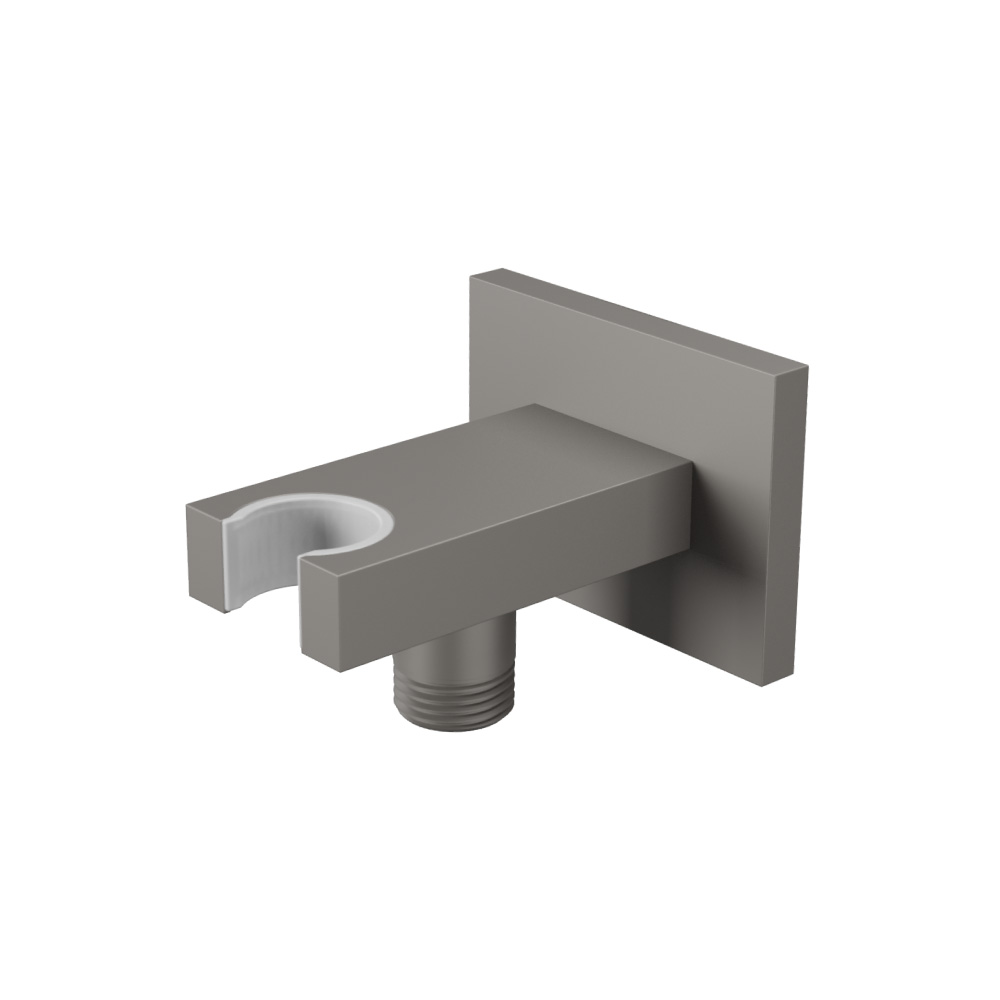 Wall Elbow With Holder Combo | Steel Grey
