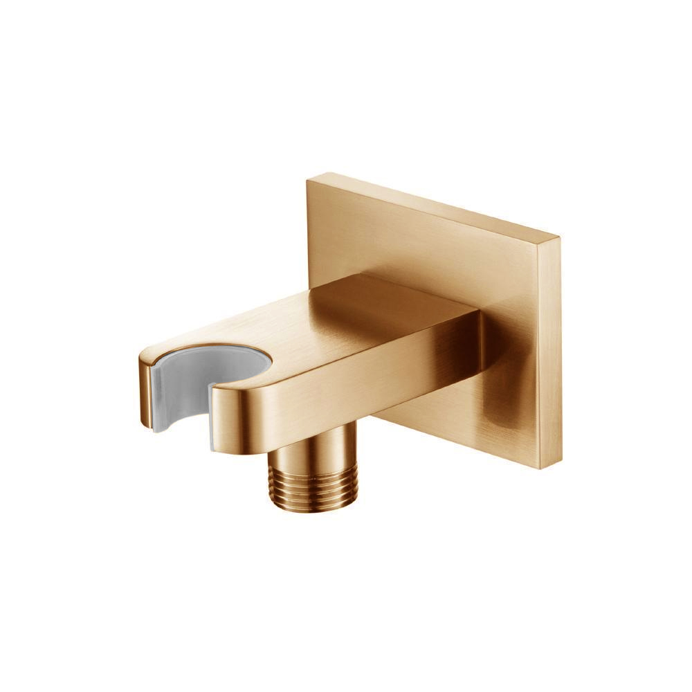 Wall Elbow With Holder Combo | Brushed Bronze PVD