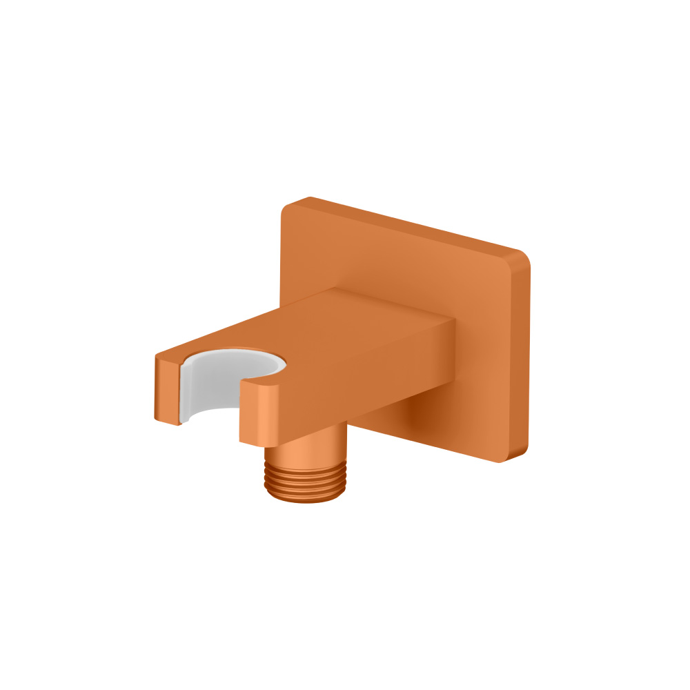 Wall Elbow With Holder Combo | Terracotta Orange