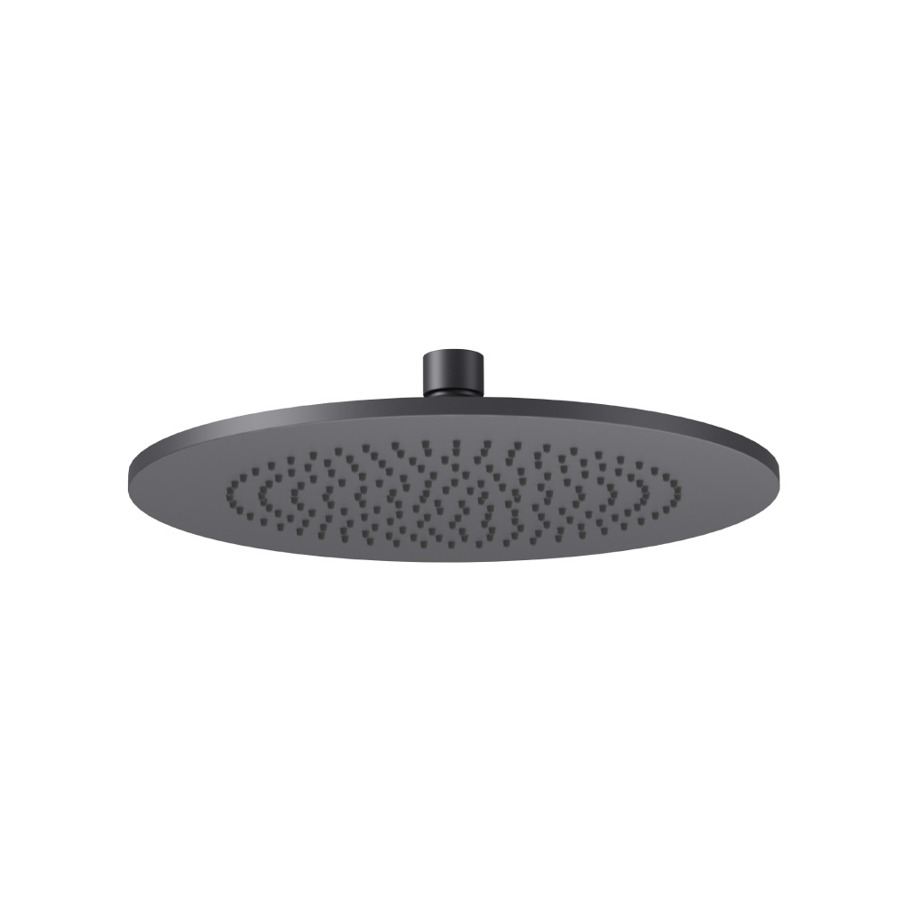 10" Solid Brass Showerhead / Rainhead | Dark Grey