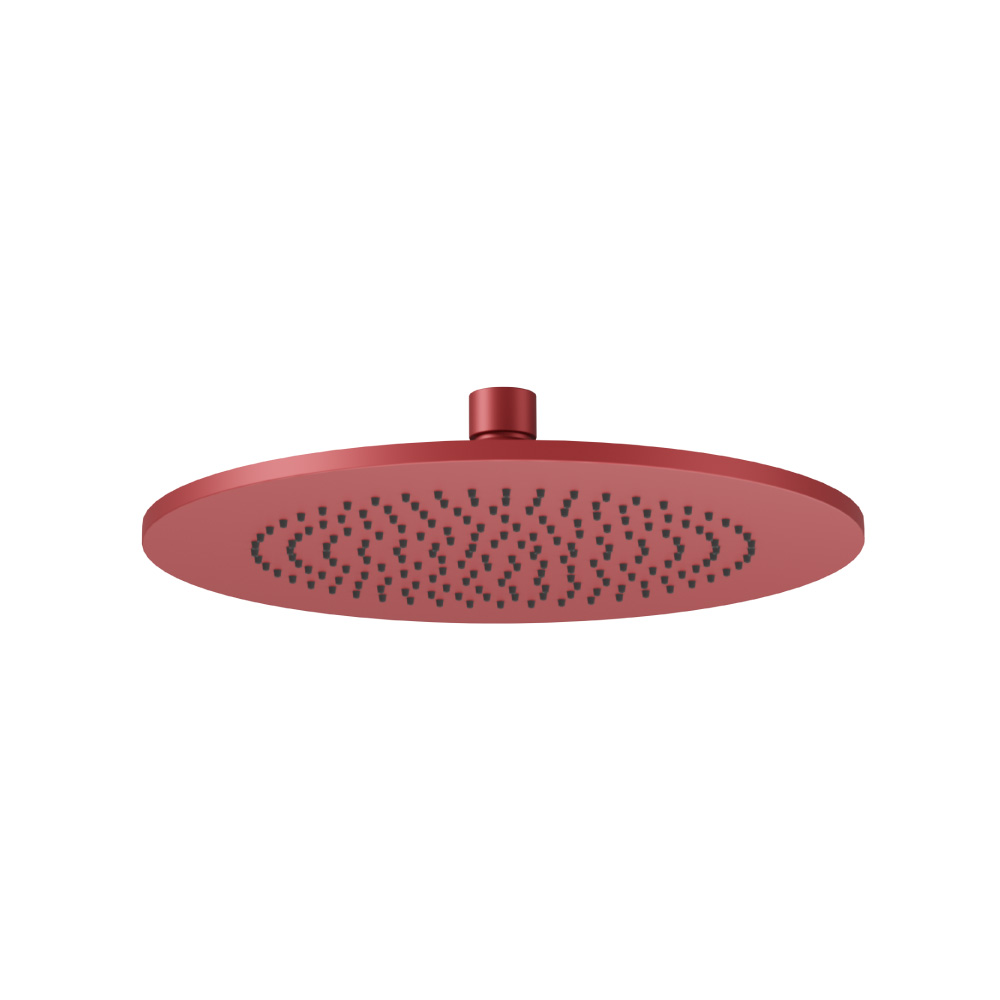 10" Solid Brass Showerhead / Rainhead | Deep Red